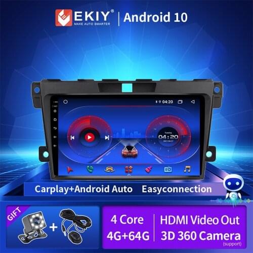 Auto Radio For Mazda CX7 CX-7 CX 7 2009 2010 2011 2012 Bluetooth Car Radio Apple Carplay Wireless Multimedia Player Stereo Video