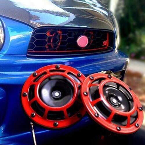 2Pcs/Set 12V Car Auto Super Loud Blast Tone Electric Grille Mount Compact Horn
