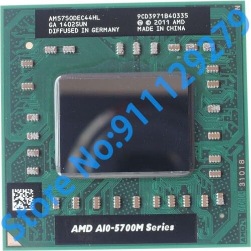 A10-Series A10-5750M A10 5750M AM5750 2.5 GHz Quad-Core Quad-Thread CPU Processor AM5750DEC44HL Socket FS1