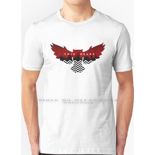 Twin Peaks T Shirt 100% Pure Cotton Twin Peaks Twinpeaks David Lynch Black Lodge Cooper Laura Palmer Diane Audrey Red White