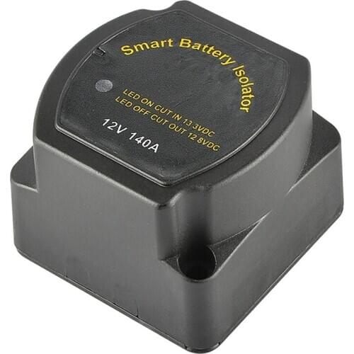 12V 140 Amp Dual Battery Smart Isolator Sensitive Relay Specially Deigned for ATV, UTV, Boats, RVs