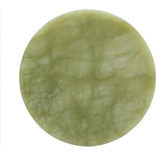 Round Artificial Jade Stone False Eyelash Extension Glue Adhesive Pallet Pad