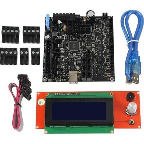 RAMBo 1.4 Motherboard MEGA Stepper Drivers All On One Integrated PCB 2004LCD display For Arduino Lulzbot Taz6 3D Printer parts