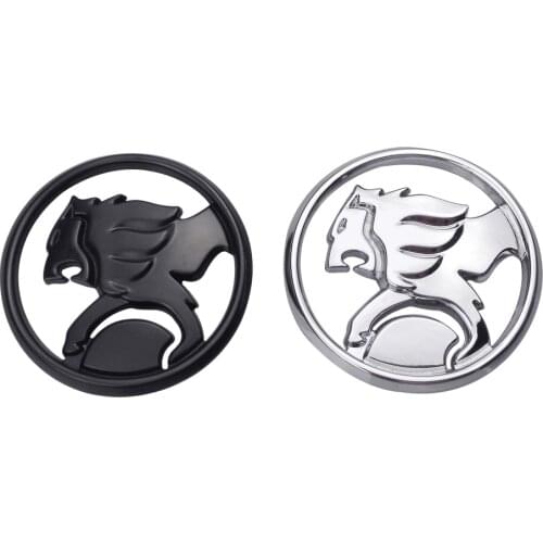 6.8cm Metal Car Accessories Auto Sticker Lion Badge Emblem Decal for Holden Logo Cruze Captiva Commodore Colorado Hsv Statesman