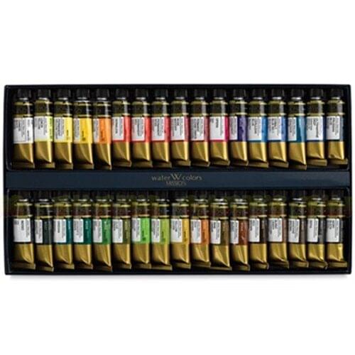 Mijello Misson series gold class 24color/7ml 34color/15ml 36color/5ml high concentration watercolor paints pure natural