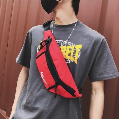 Unisex Chest Bag Men Waist Pack Casual Banana Bag Oxford Men Belt Pack Sports Crossbody Bag Male Fanny Pack Hip Waist Bags