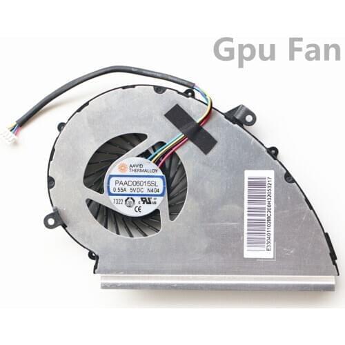 LSC Original For MSI GE72VR GP72VR MS-179B CPU Fan GPU Fan Heatsink Cooler Cooling 100% Working