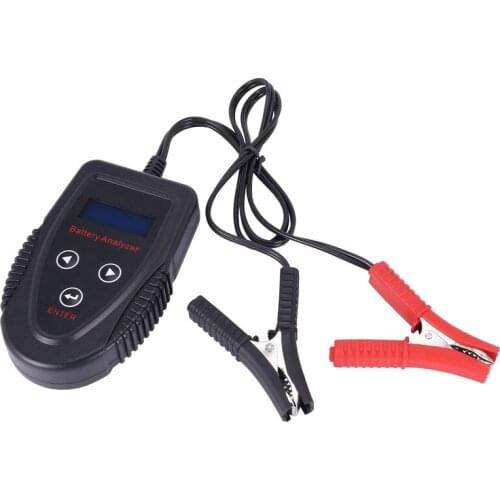 Car Battery Tester 12V Multi-Language Digital EFB AGM GEL WET Automotive Battery System Analyzer for Car Motorcycle