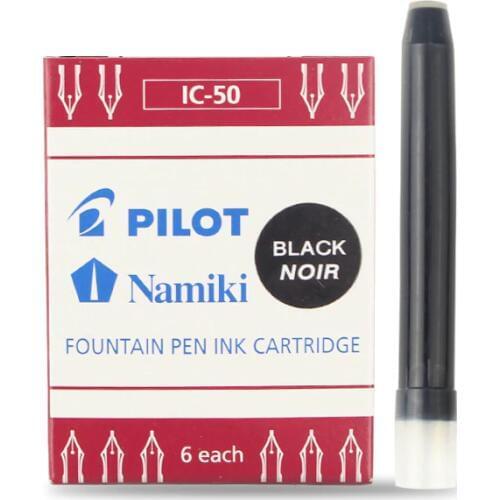 LifeMaster Japan Pilot Ink Cartridge For Fountain Pen Black/Blue/Red Writing Supplies IC-50