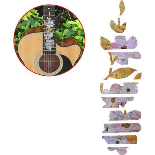 10 pcs Guitar Inlay Stickers Flower Guitar Fretboard Decals For Acoustic Electric Guitarra Fret Neck New