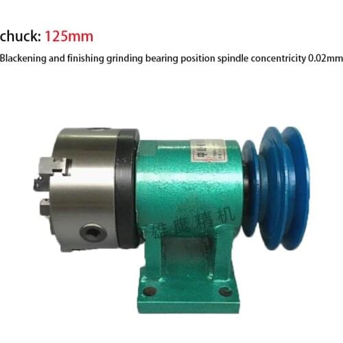 125type homemade metal lathe spindle woodworking DIY assembly beads machine three claws four claws chuck flange connection plate