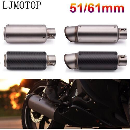 51-60mm Motorcycle pipe exhaust with DB killer Exhaust Pipe Muffler For Honda CRF1000L AFRICA TWIN CB F600 600F R600F Hornet 250
