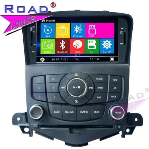 TOPNAVI Wince 6.0 Double Din 7" Car Head Unit DVD Player For Chevrolet Cruze Stereo GPS Navigation Magnitol TFT Video BT