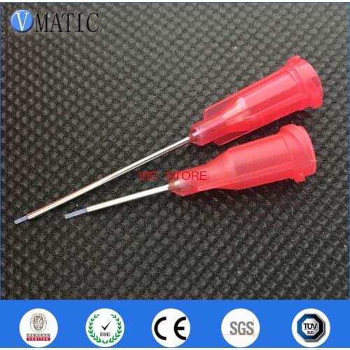 Free Shipping 100Pcs 27G 0.5'' Teflon-Lined Dispenser Needle Tips Dispensing Needle Tips 1/2 Inch