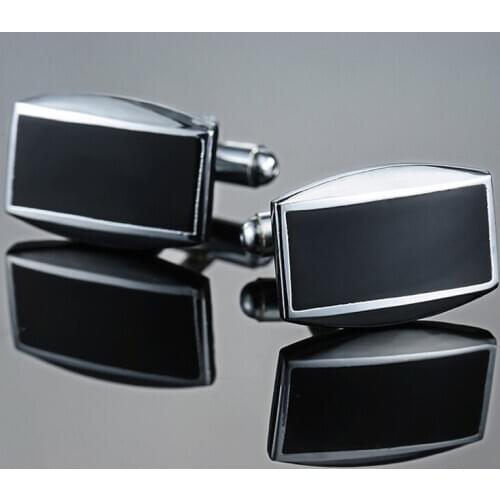 Free shipping, brand black Cufflinks fashion mens shirt cufflinks senior designer exclusive design shirt button