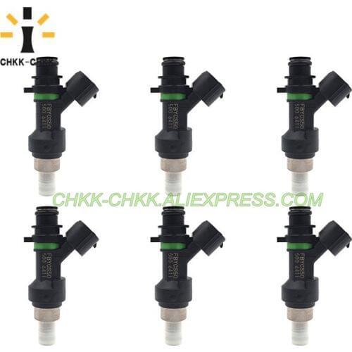 CHKK-CHKK FBYCS50 15710-66J00 fuel injector for Suzuki Grand Vitara Base Premium XSport Luxury V6 2.7L Fuel Injector Green