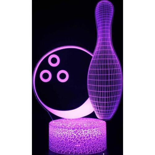 Athlete Series Usb Killer 3d Lamp Party Christmas Decorative Lights 7 Color Change Childrens Room Decoration 3d Nightlight