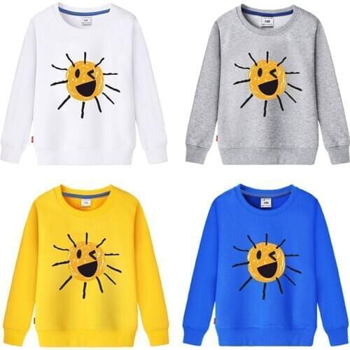 Kids Sweatshirt Tops Long Sleeve T-shirt Boys Girls Infant Toddler Child Baby Clothes New print Sun Pullover Tee Autumn Winter