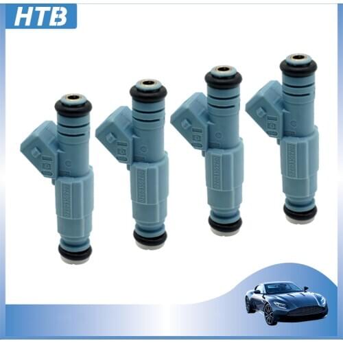 HTB 1-4PCS Fuel Injectors For VW GM For Opel Astra H ZAFIRA C20LET Z20LET Z20LEH Z20LEL Z20LER VXR 2.0 TURBO 0280156280 55556799