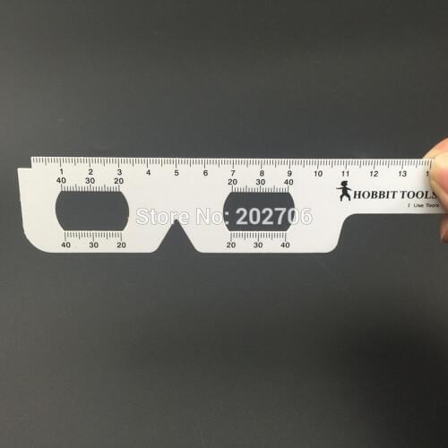 Hot Sale 3 Pieces/Lot New Optical PD Ruler in measuring instrument pupil distance ruler Free shipping