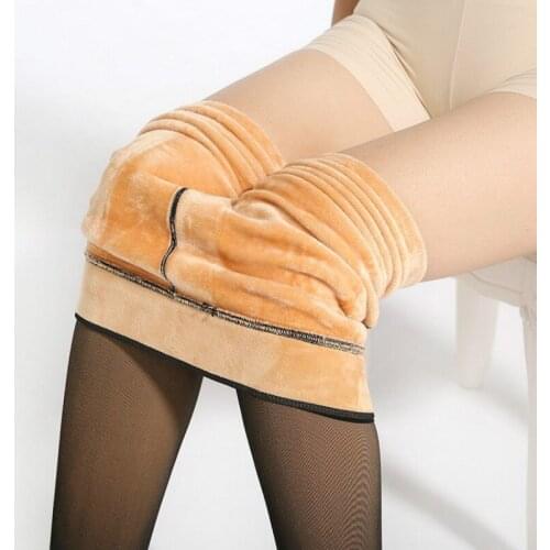 80g 230g 320g Women Pantyhose penetrating Skin Grey Fake Bare Legs Velvet Flesh pantyhose Black grey coffee Superior Quality2021