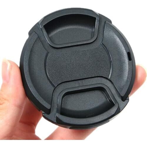 58mm Center Pinch Lens Cap Cover For Canon Sony Nikon Camera DSLR Z0T1