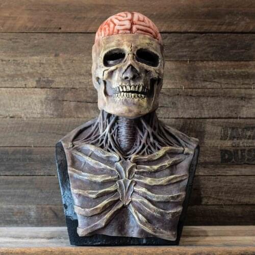 Halloween Latex Skull Mask Decoration Horror Mask Cosplay Party Decor Skull Helmet Model of Medicine Skeleton Gothic Decoration