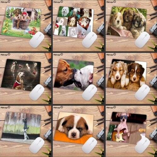 Mairuige Big Promotion Cheap Cute Funny Dog Animal Keyboard Gaming Waterproof MousePads Size for 18x22cm Small Mousepad