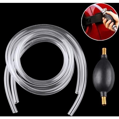 Mayitr 1pc Motorcycle Scooter Manual Siphon Oil Pipe Pumping Pipe Guide Pipe Pump Water Change Pipe Accessories