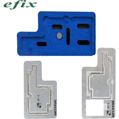 MECHANIC 3D BGA Reballing Stencil Kit for iPhone X Motherboard Middle Layer Planting Tin Template Reballing Plate Soldering Net