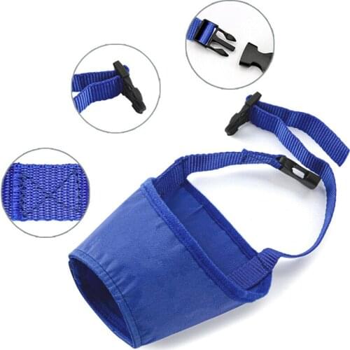 New Adjustable Dog Muzzle Small Large Dog Mouth Muzzle Anti Bark Bite Comfortable Anti-Bite Cover for Pet Dogs Supplies