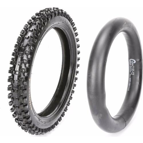 Front 2.50-12 60/100-12 Knobby Tire Tube PIT Atomik Bike off road Dirt Pit Bike Motorcycle