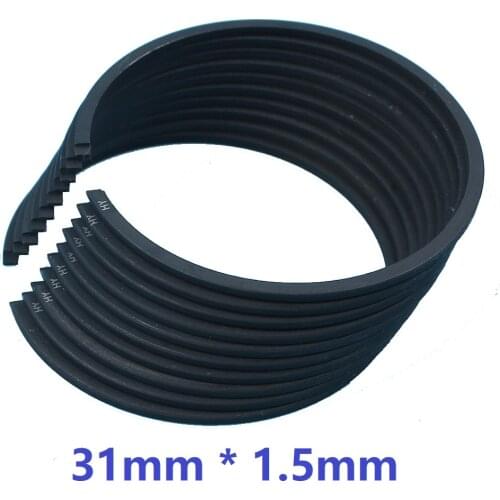 10pcs/lot 31mm * 1.5mm Thickness Piston ring for Mitsubishi TL23 Shindaiwa T20 TANAKA TBC210 230 232 240 Strimmer Brush Cutter