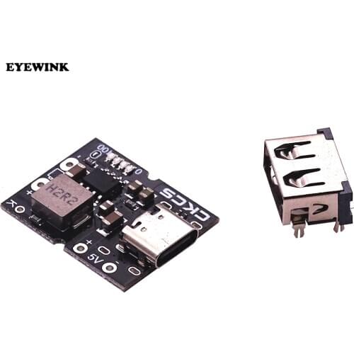 Type-C USB 5V 2A Boost Converter Step-Up Power Module Lithium Battery Charging Protection Board LED Display USB For DIY Charger