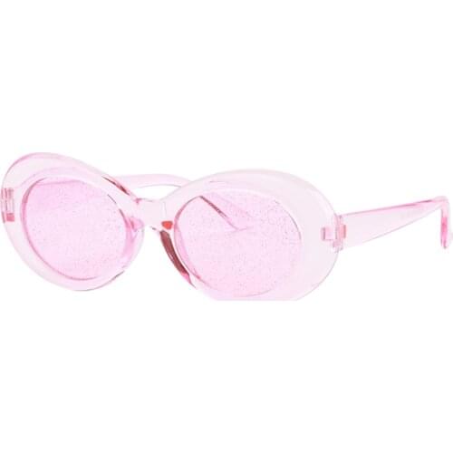 Transparent Kurt Cobain Glasses Mod Thick Framed Novelty Sunglasses Costume