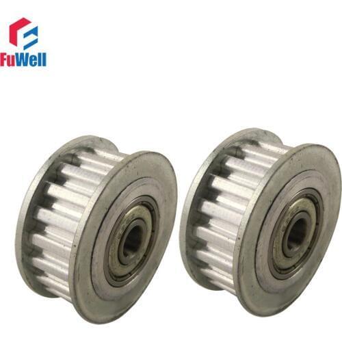 2pcs XL-15T Timing Idler Pulley 15Teeth 11mm Belt Width Idle Belt Pulley 3/4/5/6/7/8/9mm Bore Bearing Synchronous Wheel