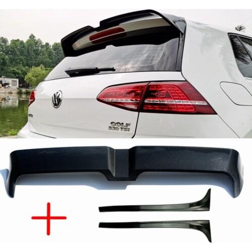 For GOLF 7 MK7 GTD R Rear Window Side Spoiler Wing 2013-2019 Volkswagen Golf 7 7.5 MK7 MK7.5 spoiler ABS spoiler MK7 R-line