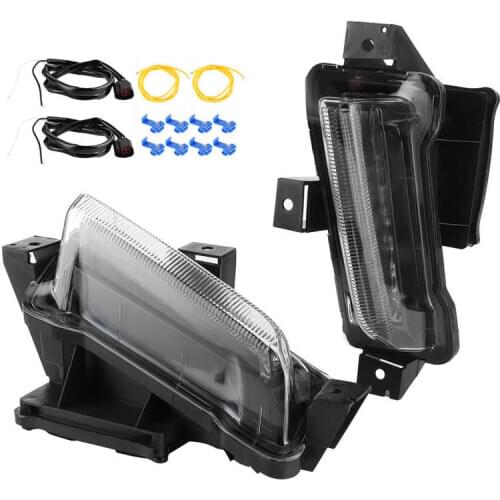 Fog Lights Daytime Running Light DRL Front Driving Fog LED Lamp Fit for Chevy Camaro ZL1 RS 1LT 2016‑2018 Car Front Lamp