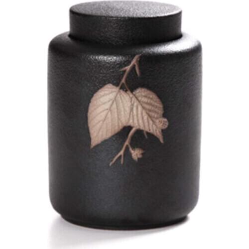 Cremation Urn - Funeral Urn for Pet - Made in Ceramics & Hand-Painted- Display Burial Urn at Home or in Niche at Columbarium