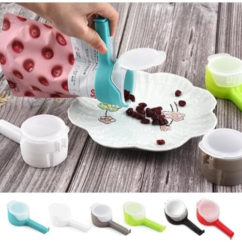 Kitchen Food Snacks Storage Sealing Clip Home Portable Travel Packing Lock Bag Sealer Plastic Clips Sealed Bags Accessories
