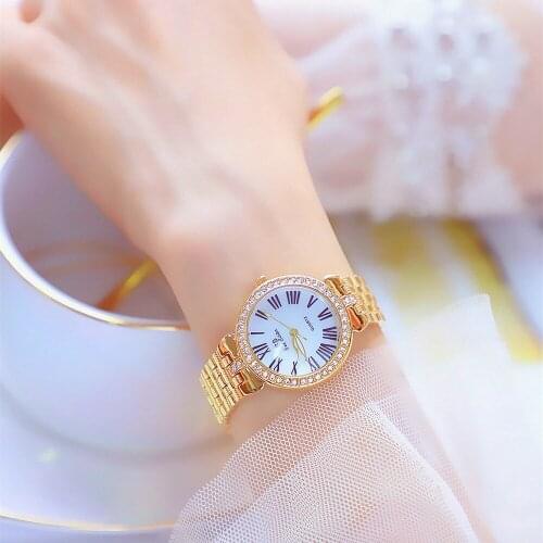 Women Watch Luxury Brand Gold Lady Watch Bracelet Luxury Waterproof Female Watch Clock Hands Diamand Wrist Watch Free Shipping