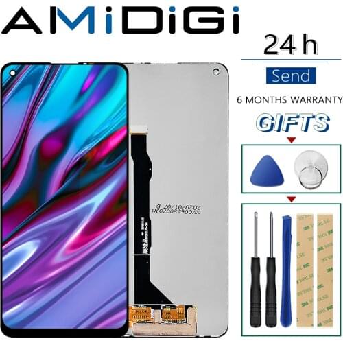 6.53''Black For UMI UMIDIGI Power 3 LCD Display and Touch Screen Digitizer Assembly Repair Parts+Tools For UMI Power 3