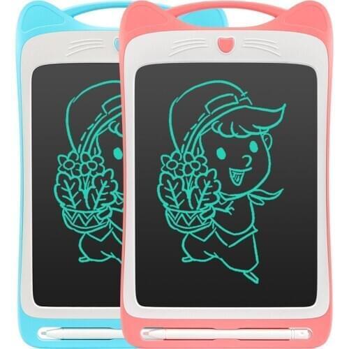 LCD Writing Tablet 8.5 Inch Cat shape Digital Drawing Tablet Handwriting Pads Portable Electronic Tablet Board ultra-thin Board