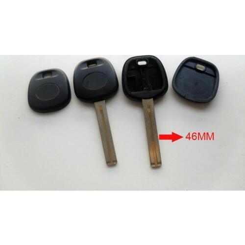 10PCS/lot For Lexus Transponder Key Shell Case Toy48 46MM Long Blade Fob Key Cover