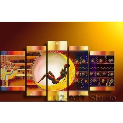 Abstract Group painting,craft,modern art,decoration,painting for furniture GP49