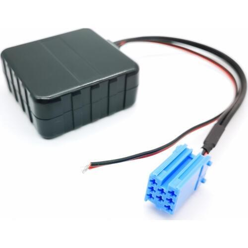 BLUETOOTH ADAPTER FOR AUDI SKODA SEAT VOLK SWAGEN BECKER PHILIPS AND BLAUPUNKT CAR RADIOS WITH A 8-PIN AUX CONNECTION