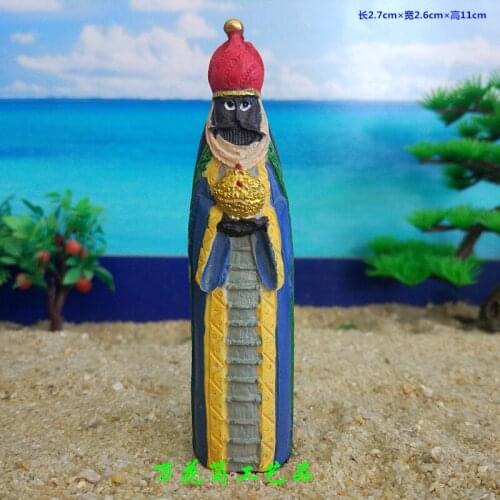 Black King Chieftain Messenger Tribute Ambassador Resin Decoration