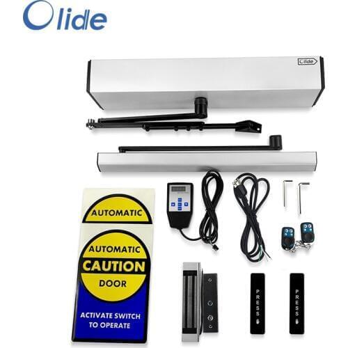 Electric Swing Door Opener With Magnetic Lock And Wireless Push Switch