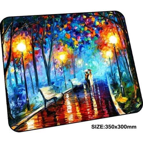 Van gogh mousepad gamer 350x300x3mm gaming mouse pad High quality notebook pc accessories laptop padmouse HD print ergonomic mat
