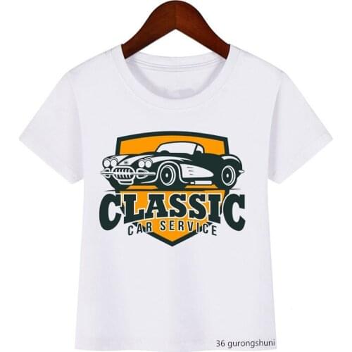 2021 Hot Sale Boy T-shirt Cool Car Cartoon Print T Shirt Boy Girl Tee Kids Tops Summer Short Sleeve Wholesale Children Clothing